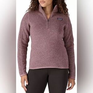 Purple Patagonia “Better Sweater” 1/4- Zip Fleece Jacket